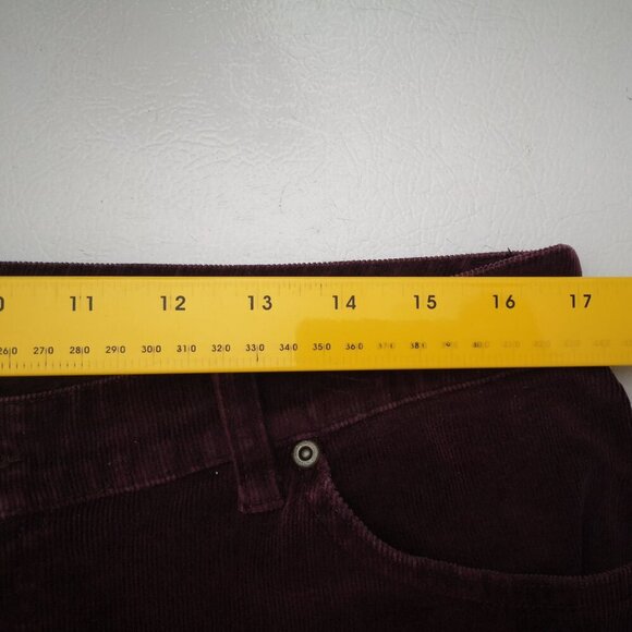 St John's Bay Ladies Size 12 Purple Bootcut Corduroy Pants - Picture 9 of 11